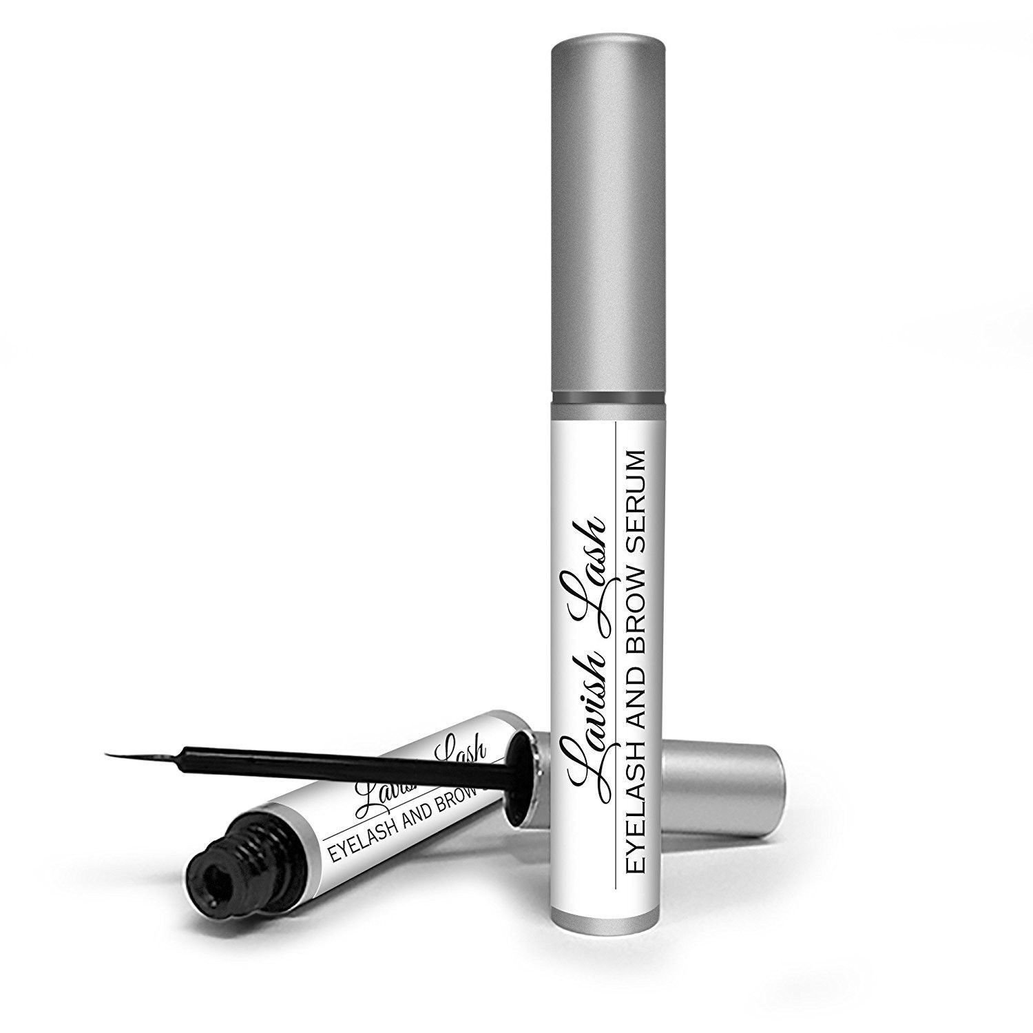 Hairgenics Lavish Lash Eyelash Growth Enhancer & Brow Serum for Long Lusciou...