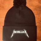 Metallica Black Beanie With Pom-Pom