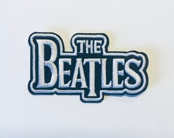 The Beatles Embroidered Iron on patch 3.25"x2"