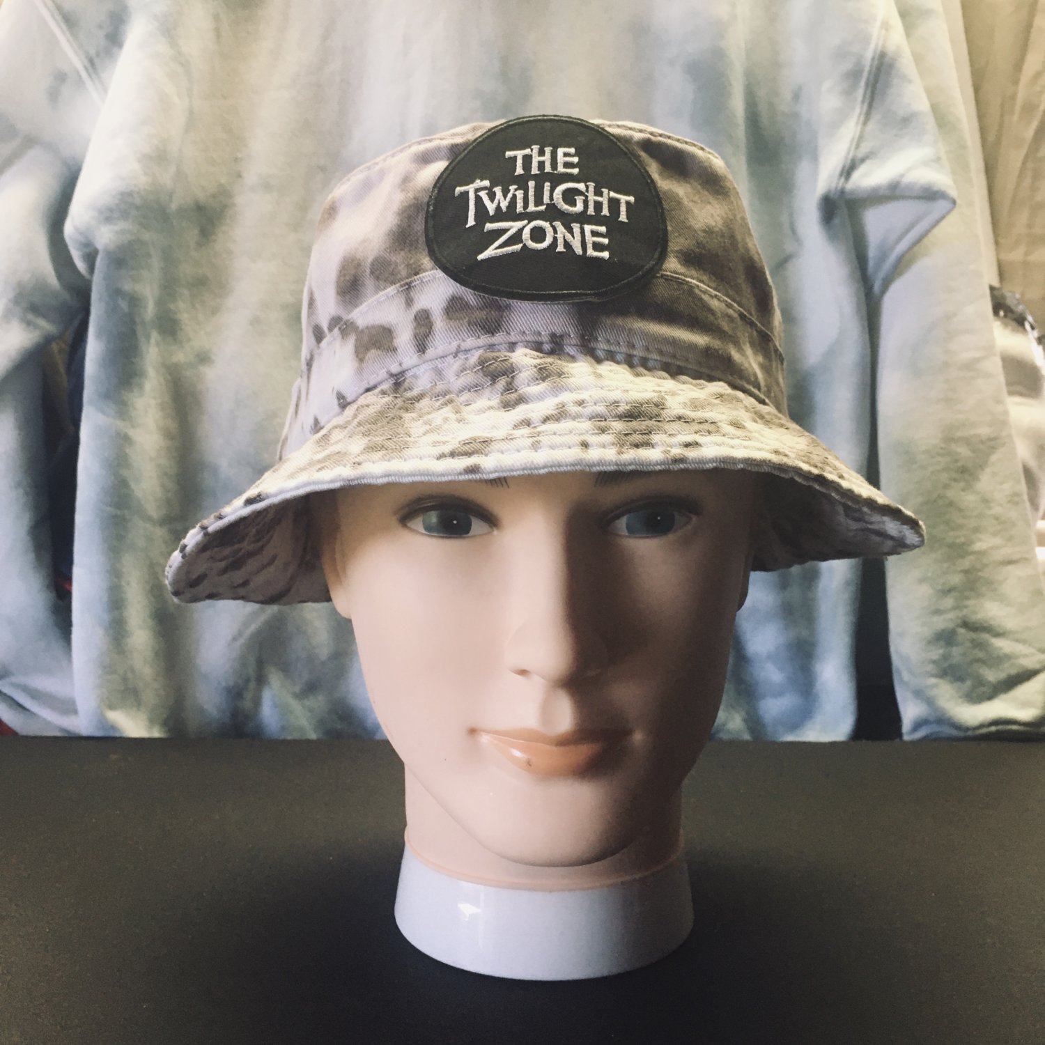Twilight Zone Black Tye-Dye Bucket Hat