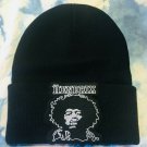 Jimi Hendrix Black Beanie One Size Fits All Unisex