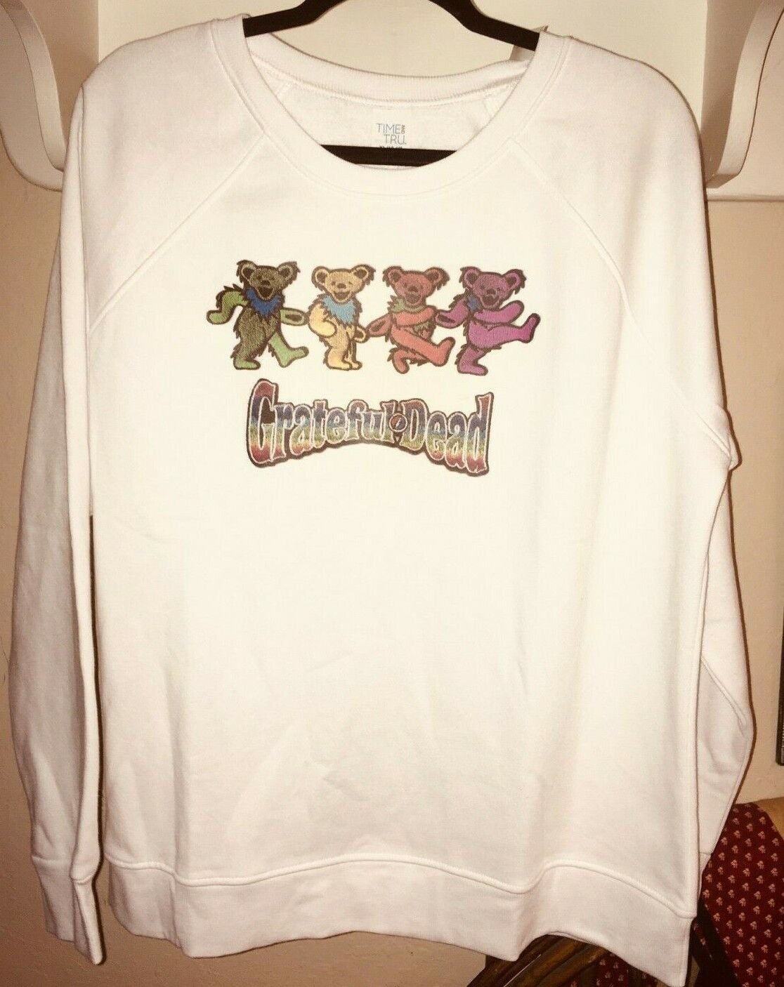 Grateful Dead Dancing Bears Women's XL 16-18 Pullover Sweatshirt