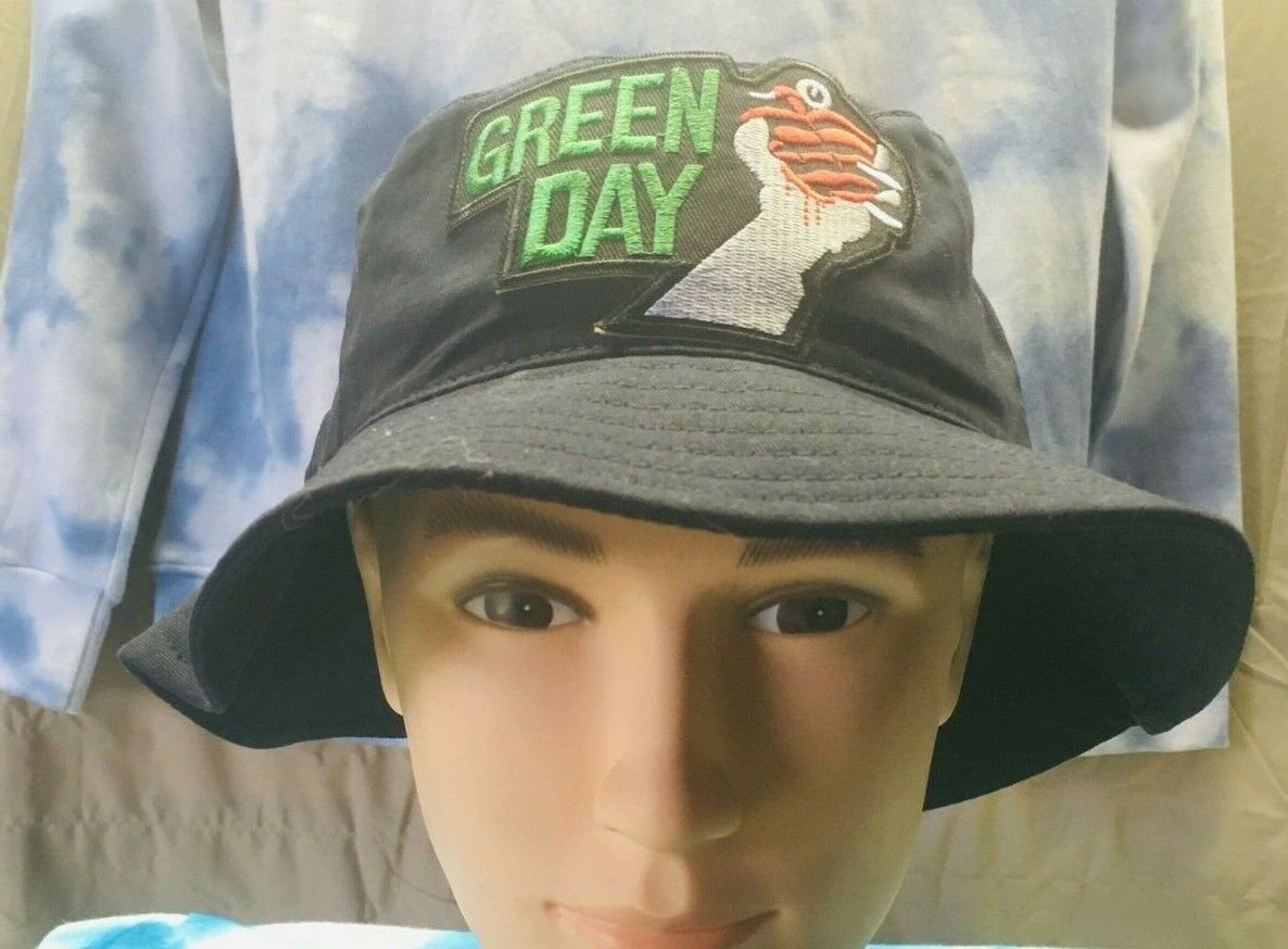 Green Day Navy Blue Bucket Hat One Size Fits All New