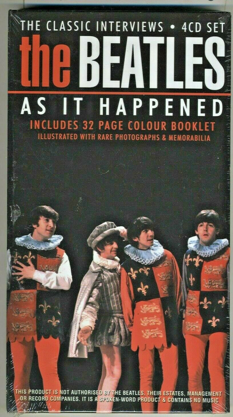 The Beatles - As It Happened: The Classics Interviews 4CD Set -Brand New  Sealed