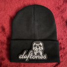 Deftones Black Beanie One Size Fits All Unisex