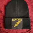Deftones Black Beanie One Size Fits All Unisex