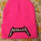 Metallica Beanie One Size Fits All New Neon Pink