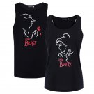 Beauty and Beast Couple Matching Tank Tops Sleeveless Shirts