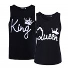 King & Queen Write - Matching Couple Tank Tops - His and Her Tanks