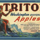 1930s TRITON Fruit Crate Label