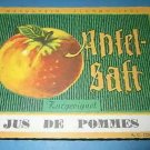 Pair of Matching 1920s ANTEL SALT Juice Bottle Labels