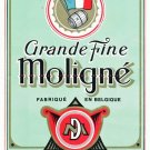 Set of Four Matching 1940s GRANDE FINE MOLIGNE Spirit Bottle Labels