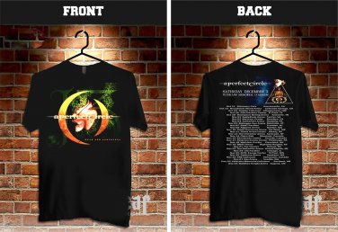A Perfect Circle tour dates 2017-18 black two side code02
