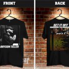 bryson tiller tour dates 2017-18 black two side size s-2xl code 01