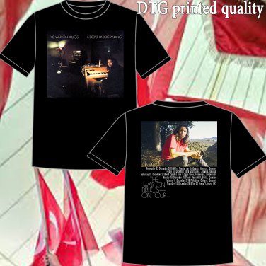 the war on drugh tour dates 2018-19 black two side s-3xl code 02