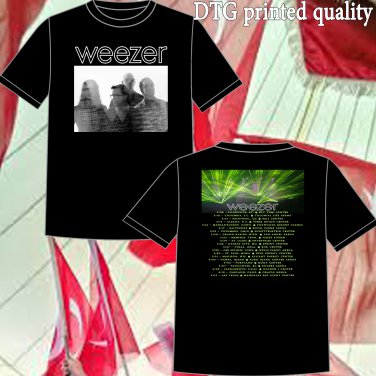 weezer tour dates 2018-19 black two side s-3xl code 02