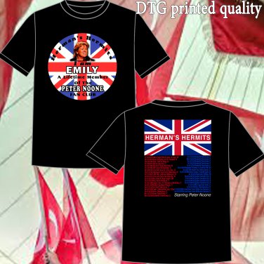 herman's hermits tour dates 2018-19 black two side s-3xl code 03
