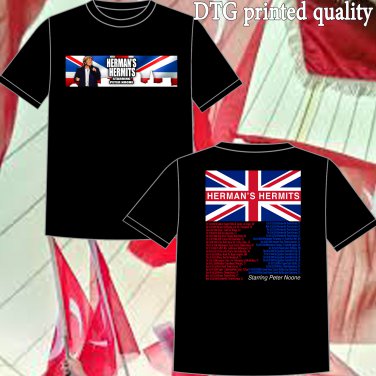 herman's hermits tour dates 2018-19 black two side s-3xl code 06