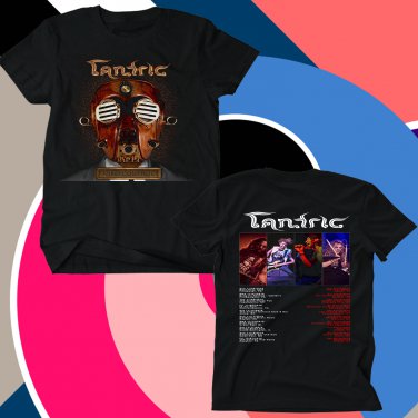 tantric tour dates 2018-19 black two side s-3xl code 03a