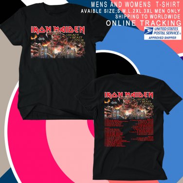 iron maiden 2019 black two side s-3xl code 2