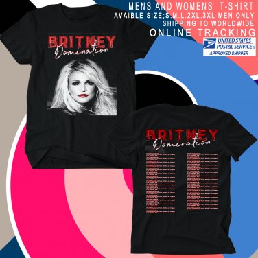britney spears 2019 black two side s-3xl code 03