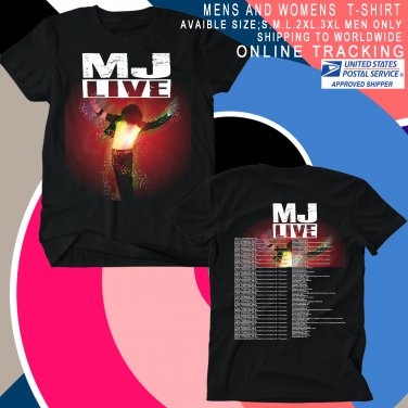 mj live 2019 black two side s-3xl code 02