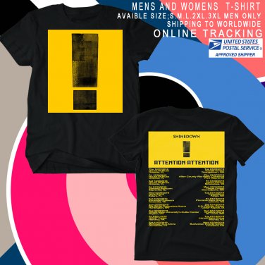 shinedown 2019 black two side s-3xl code 02
