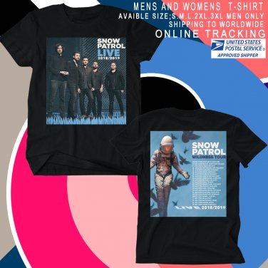 snow patrol 2019 black two side s-3xl code 03
