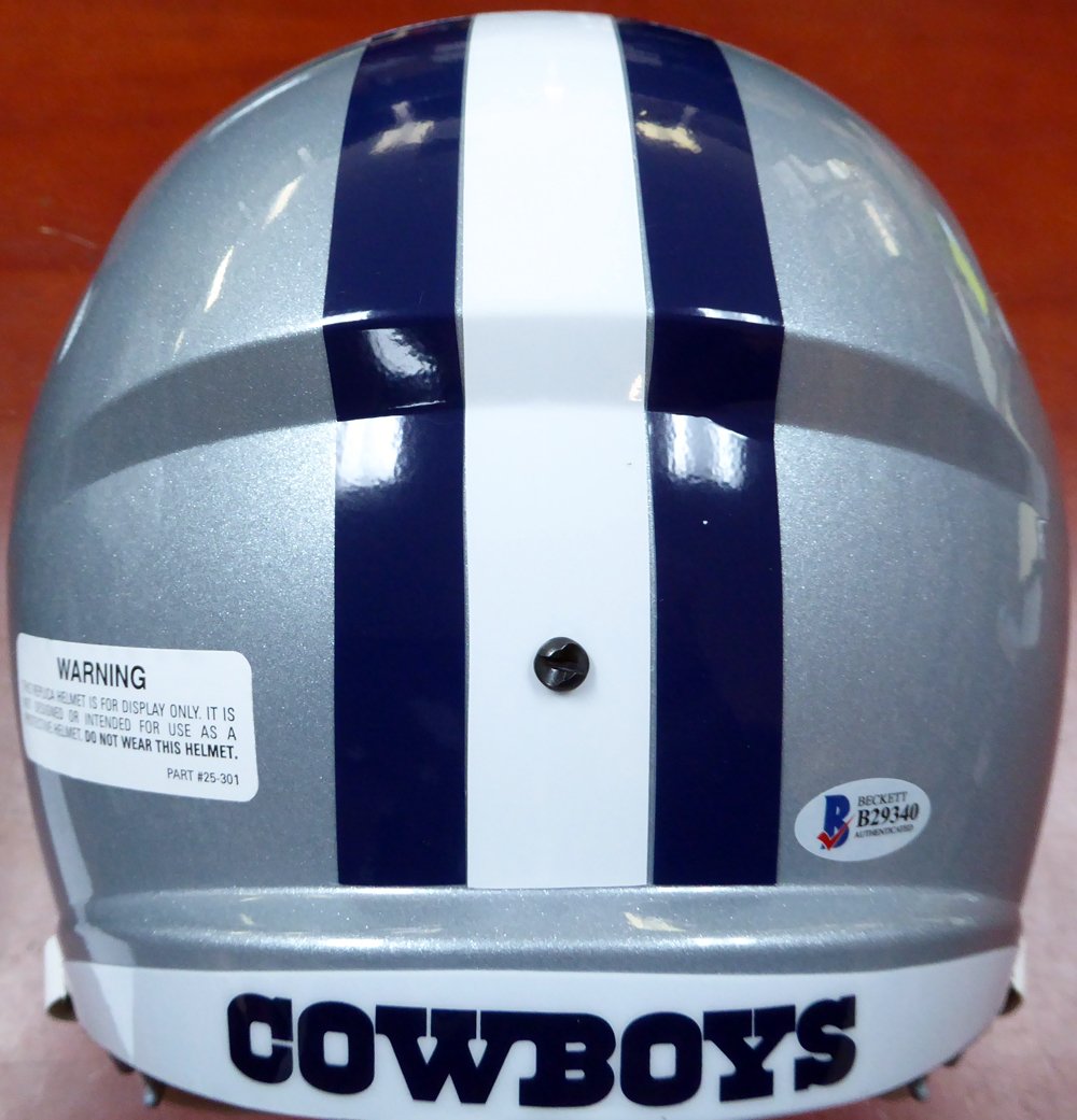 Dak Prescott Autographed Signed Full Size Dallas Cowboys Helmet BECKETT