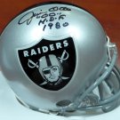 Jim Otto Signed Autographed Oakland Raiders Mini Helmet BECKETT