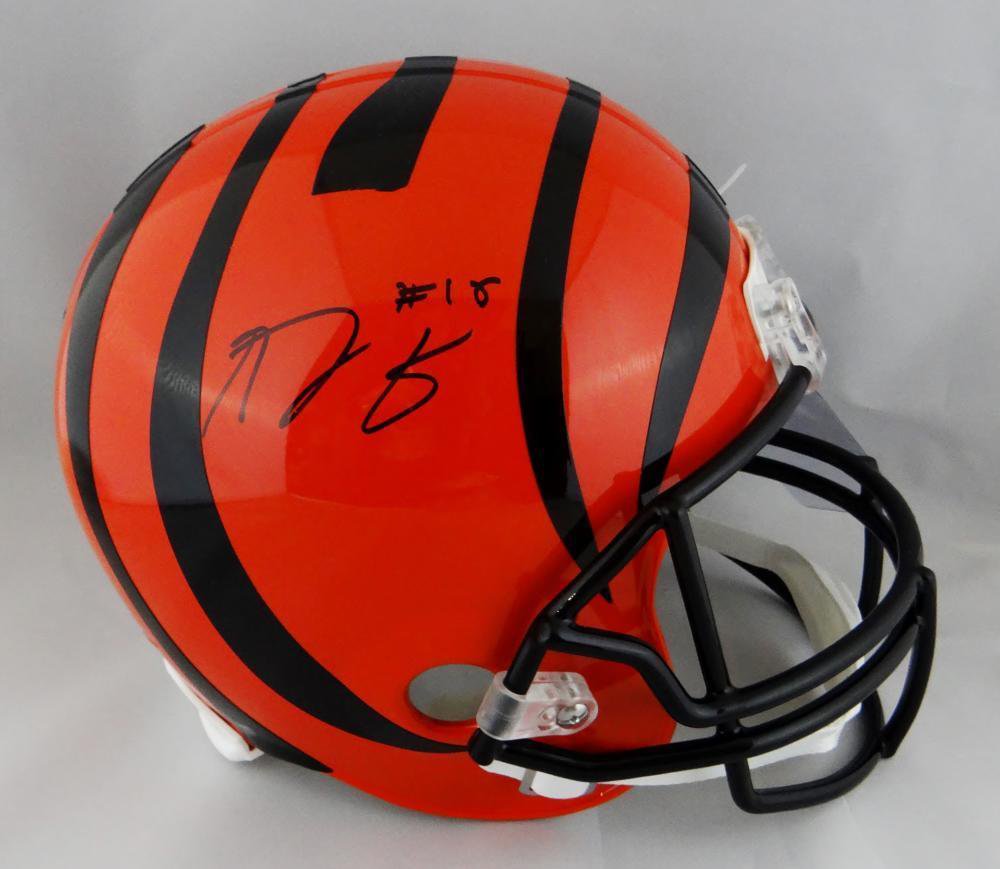 A. J. Green Autographed Signed Cincinnati Bengals Full Size Helmet JSA