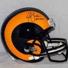 Marshall Faulk Autographed Signed St. Louis Rams Full Size Helmet JSA