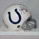 Marshall Faulk Autographed Signed Indianapolis Colts Mini Helmet JSA