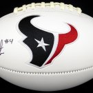 Deshaun Watson Autographed Signed Houston Texans Logo Football BECKETT