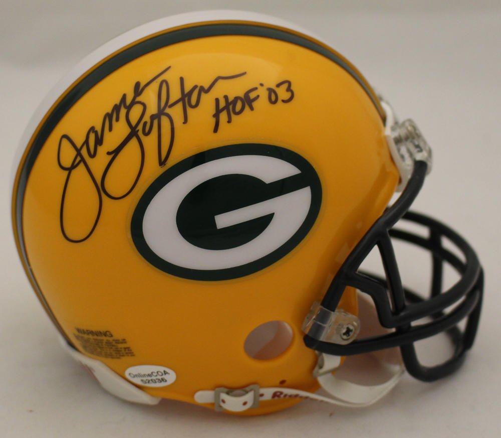 James Lofton Autographed Signed Green Bay Packers Mini Helmet JSA