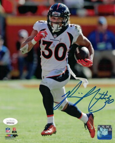 Phillip Lindsay Autographed Signed Denver Broncos 8x10 Photo JSA