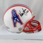 Warren Moon Signed Autographed Houston Oilers Mini Helmet COA