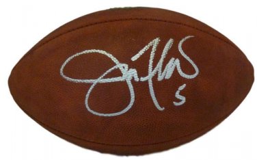 Joe Flacco Baltimore Ravens Autographed Signed Official NFL Football JSA