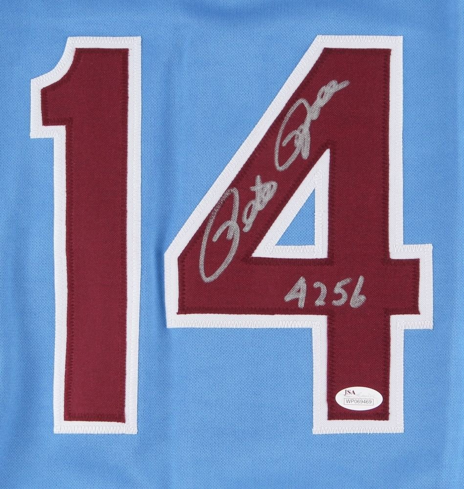 Pete Rose Autographed Signed Philadelphia Phillies Jersey JSA