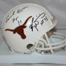 Earl Campbell Ricky Williams Signed Autographed Texas Longhorns Mini Helmet JSA