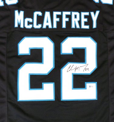 Christian McCaffrey Autographed Signed Carolina Panthers Jersey BECKETT