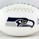 Steve Largent Autographed Signed Seattle Seahawks Logo Football BECKETT