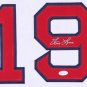 Fred Lynn Autographed Signed Boston Red Sox Jersey JSA