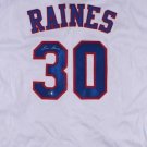 Tim Raines Autographed Signed Montreal Expos Jersey LEAF COA