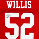 Patrick Willis Autographed Signed San Francisco 49ers Jersey BECKETT