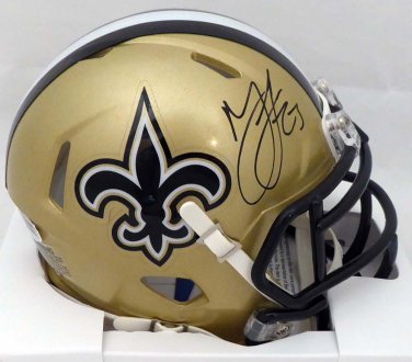 Marshon Lattimore Autographed Signed New Orleans Saints Mini Helmet BECKETT