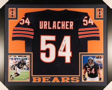 Brian Urlacher Autographed Signed Framed Chicago Bears Jersey JSA