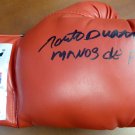 Roberto Duran Autographed Signed Everlast Boxing Glove PSA