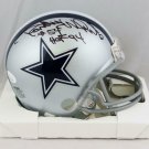Randy White Autographed Signed Dallas Cowboys Mini Helmet JSA