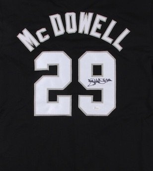 Jack McDowell Signed Autographed Chicago White Sox Jersey JSA